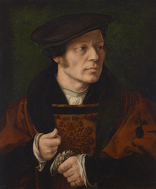 Portrait of a man, 1535, Joos van Cleve
