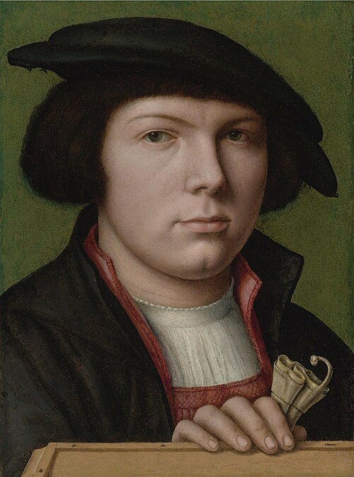 Portrait of a young man, 1538, Joos van Cleve