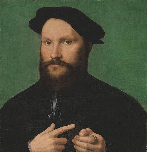 Portrait of a man, 1540, Joos van Cleve