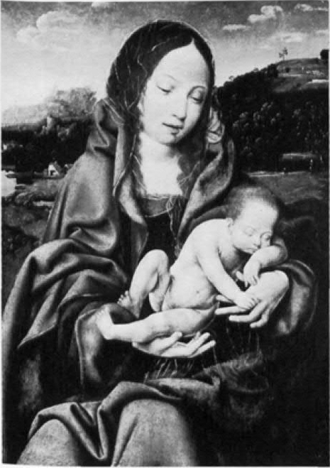 Maria met slapend kind, 1524, Joos van Cleve
