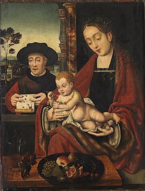 Sainte Famille, 1550, Joos van Cleve