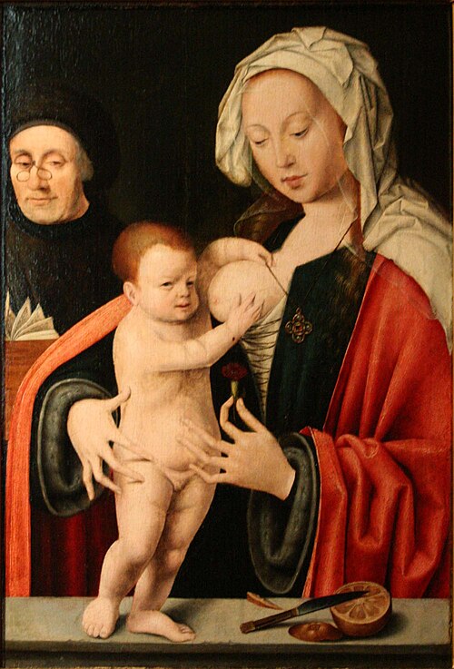 La Vierge, l'Enfant et un donateur, , Joos van Cleve