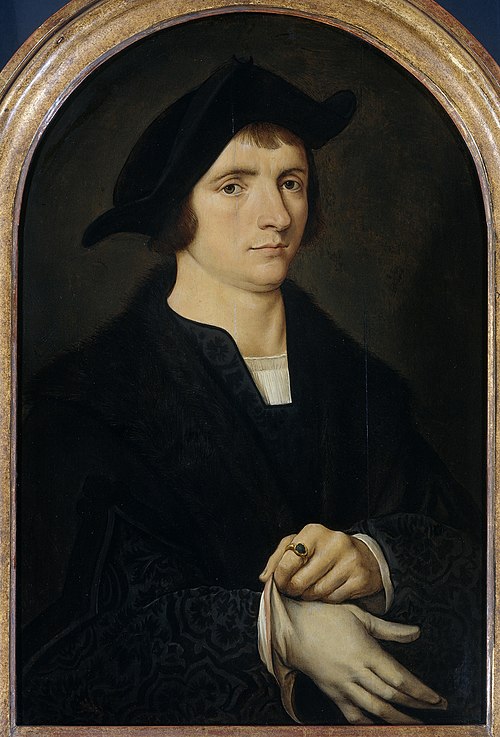 Portrait of Joris Vezeleer, 1518, Joos van Cleve