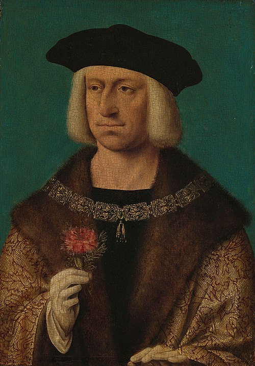 Portrait of Maximilian I (1459-1519), 1530, Joos van Cleve