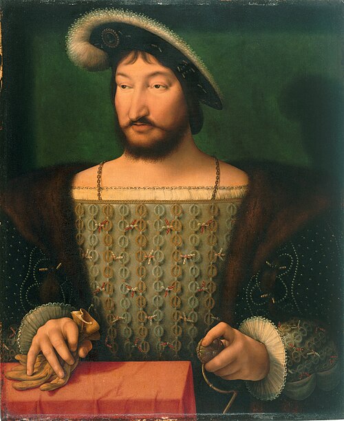 Portrait of Francis I, King of France, 1532, Joos van Cleve