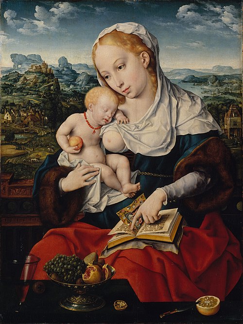 Virgin and Child, 1525, Joos van Cleve