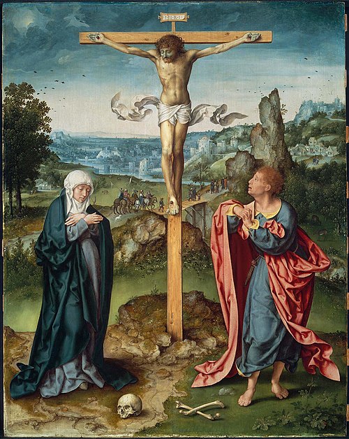 The Crucifixion, 1525, Joos van Cleve