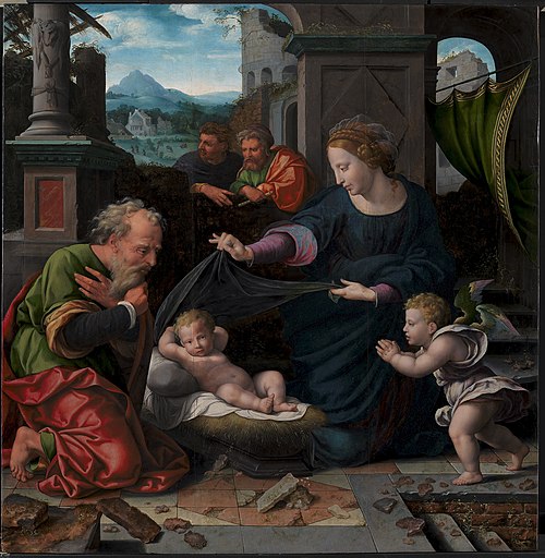 The Holy Family, 1520, Joos van Cleve