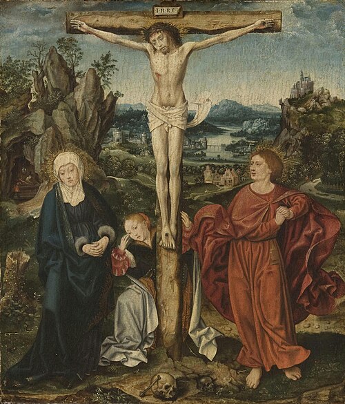 Crucifixion, 1532, Joos van Cleve