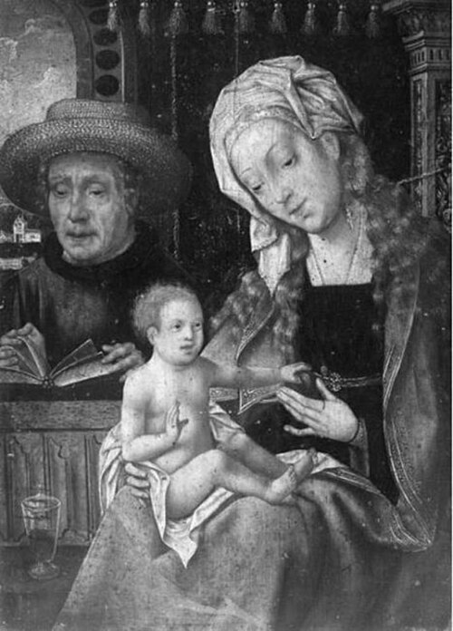 The Holy Family (Ghent), 1520, Joos van Cleve