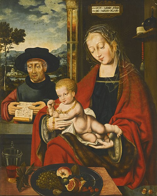The Holy Family, 1530, Joos van Cleve