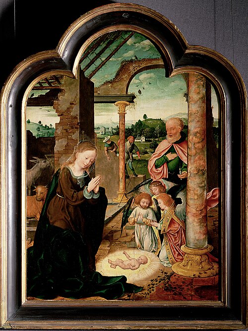 The Birth of Christ, 1520, Joos van Cleve