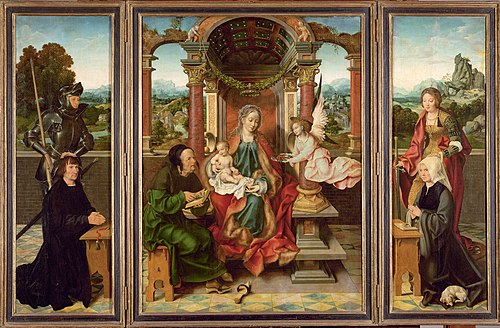 Winged Altar, 1530, Joos van Cleve