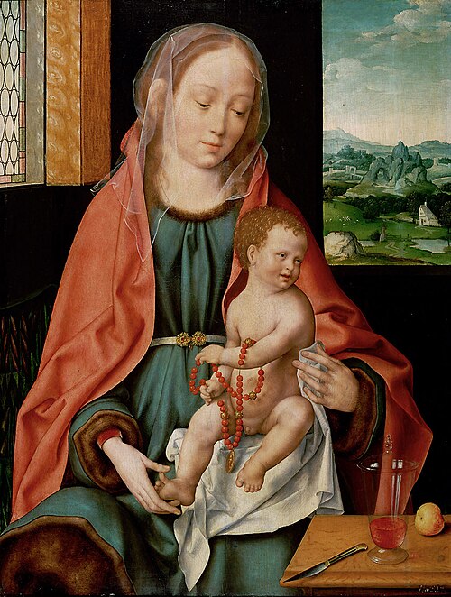 Mary with Child, 1530, Joos van Cleve