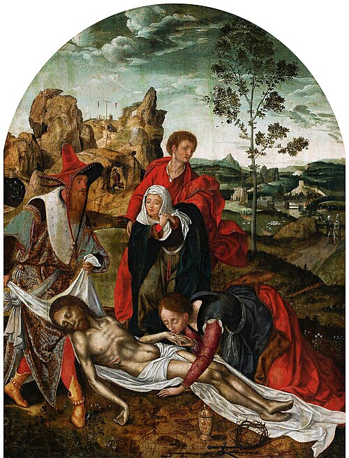 Lamentation of Christ, 1491, Joos van Cleve