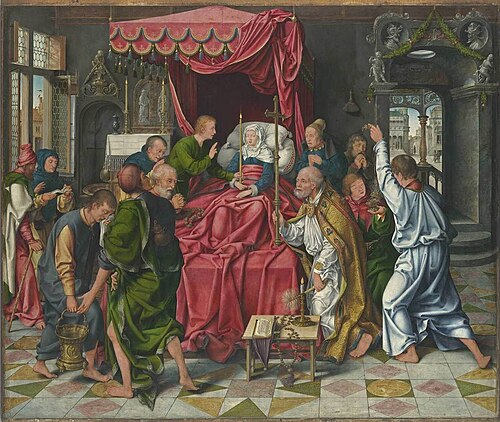 Marientod Altar: The Death of Mary, 1520, Joos van Cleve