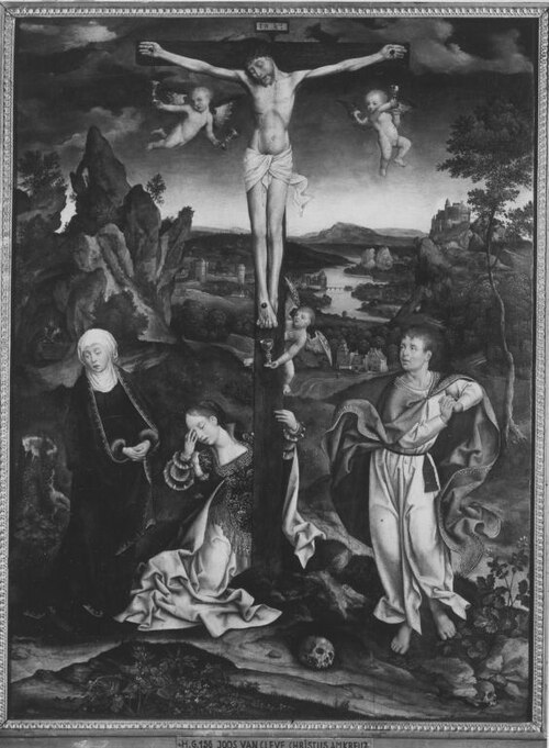 Christ on the Cross, 1529, Joos van Cleve
