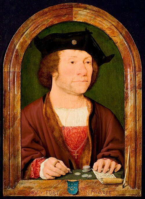 Portrait of an unknown man, 1515, Joos van Cleve