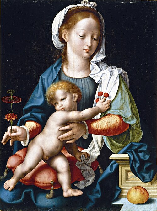 Vierge à l'Enfant, 1530, Joos van Cleve