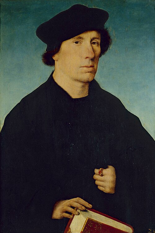 Portrait of a Beardless Man, 1519, Joos van Cleve