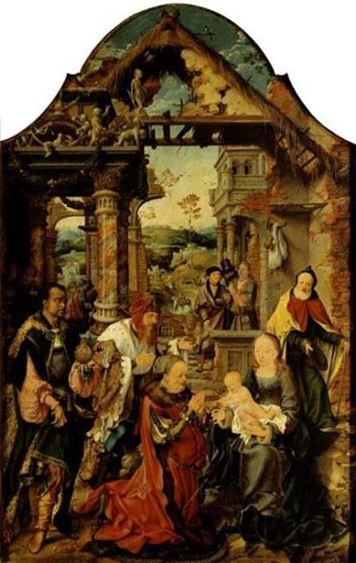 The Small Adoration of the Magi, 1517, Joos van Cleve