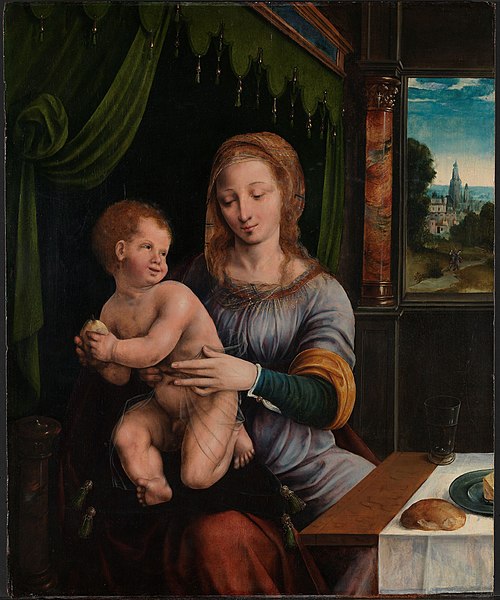 Madonna and Child, 1535, Joos van Cleve