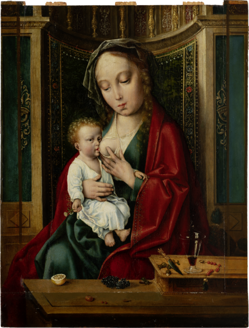 Madonna and Child in a Niche, 1520, Joos van Cleve