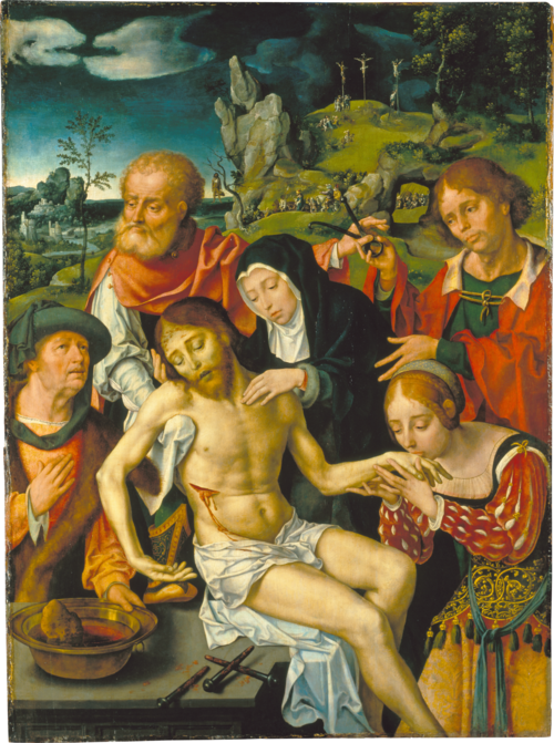 Lamentation of Christ, 1524, Joos van Cleve