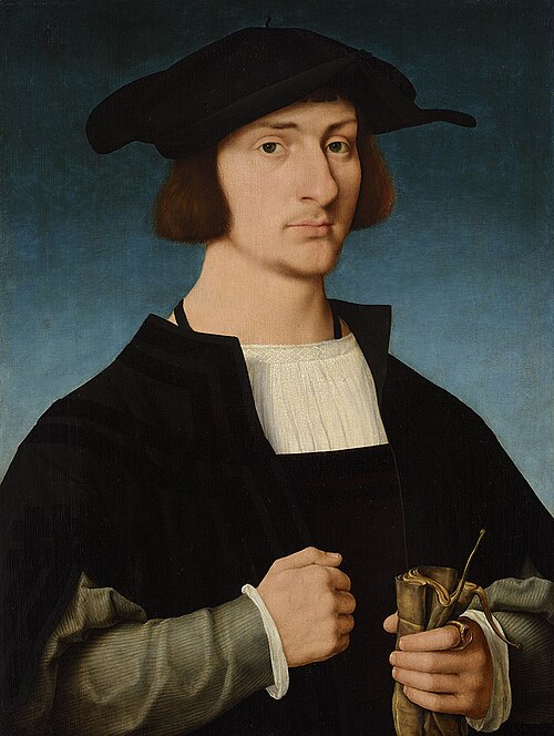 Portrait d'un jeune homme, 1528, Joos van Cleve
