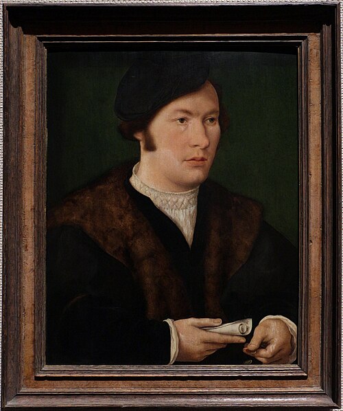 Portrait d'un homme, 1528, Joos van Cleve