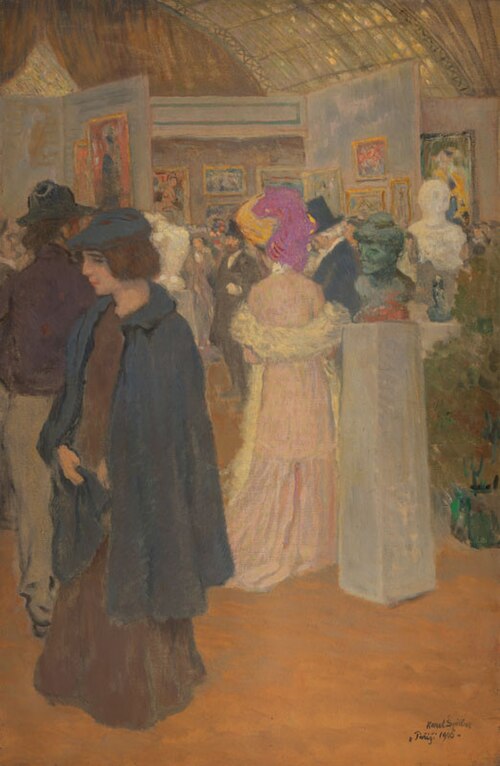 At an Exhibition in Paris, 1906, Karel Špillar