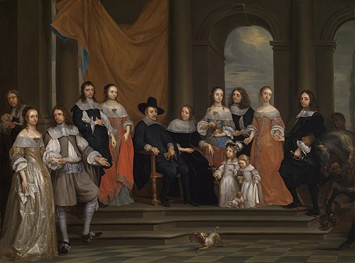 Family portrait, 1660, Gonzales Coques