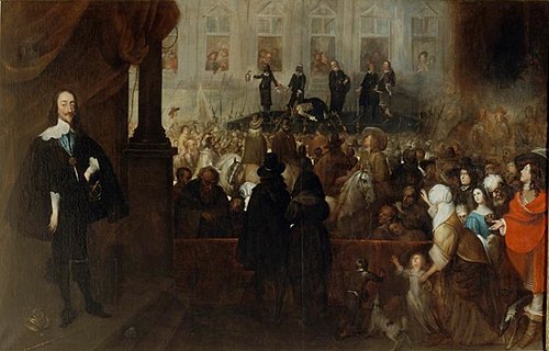 Exécution de Charles Ier d'Angleterre, 1650, Gonzales Coques