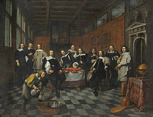 A Group of Flemish Gentlemen (known as 'The Guild of Saint Luke, Antwerp'), , Gonzales Coques