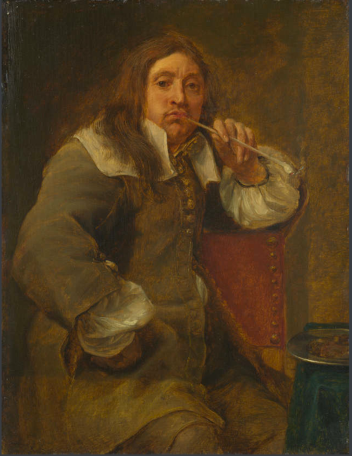 Smell (Portrait of Lucas Fayd'herbe), 1661, Gonzales Coques
