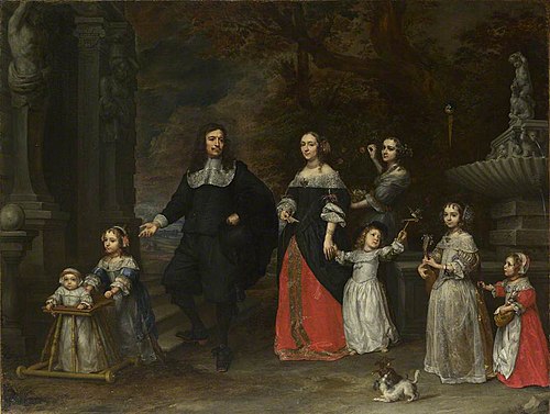 A Family Group, 1664, Gonzales Coques