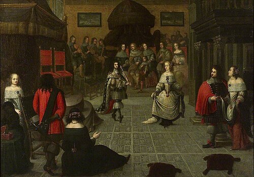 Charles II Dancing at The Hague, May 1660 (?), , Gonzales Coques