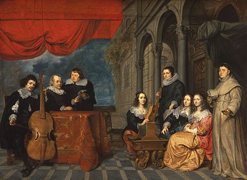 Portrait of the Duarte family, 1653, Gonzales Coques