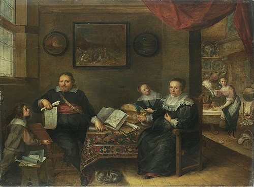 The Print Collector and His Family, 1640, Gonzales Coques