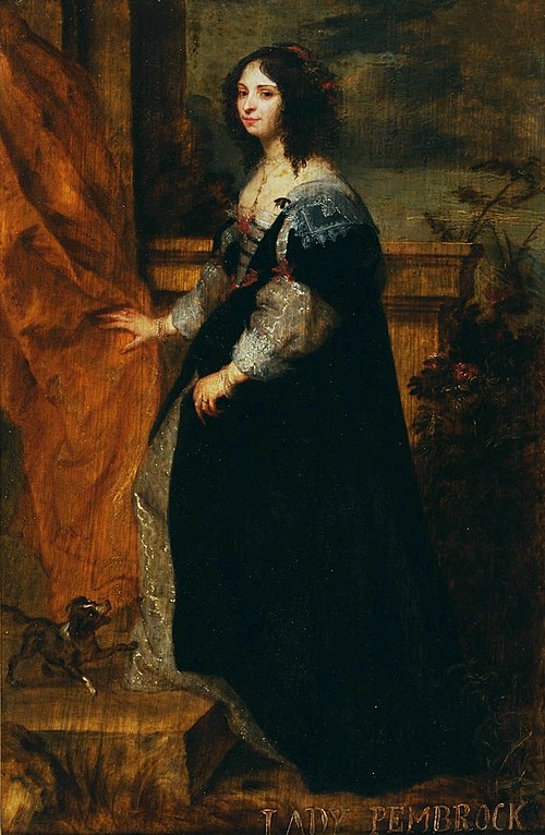Portrait de Lady Pembrock, 1640, Gonzales Coques