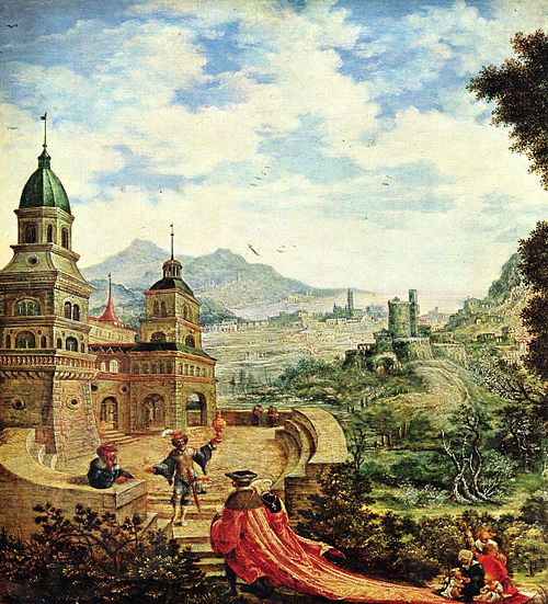Begging Sits on Pride's Train, 1531, Albrecht Altdorfer