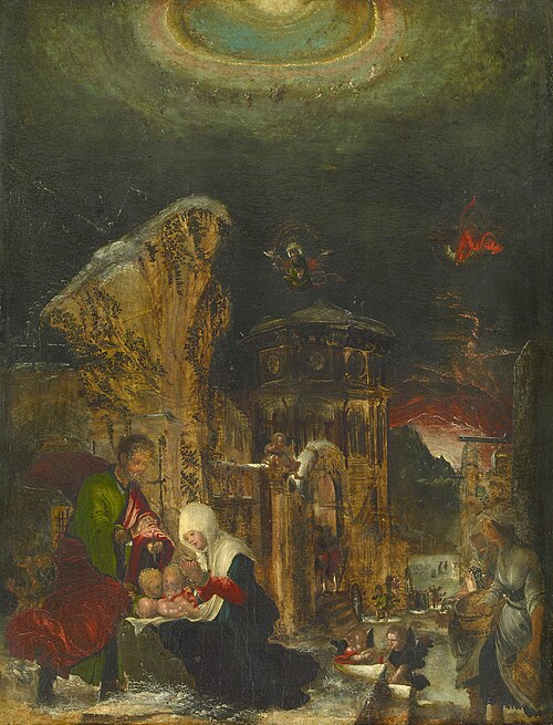 Nativity of Christ, 1520, Albrecht Altdorfer