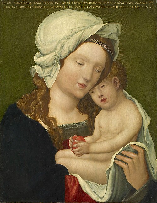 Virgin and child, 1531, Albrecht Altdorfer