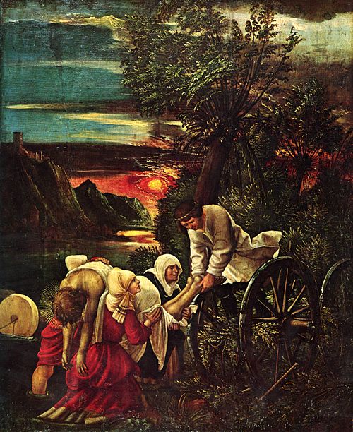 Finding of the Body of Saint Florian, 1520, Albrecht Altdorfer