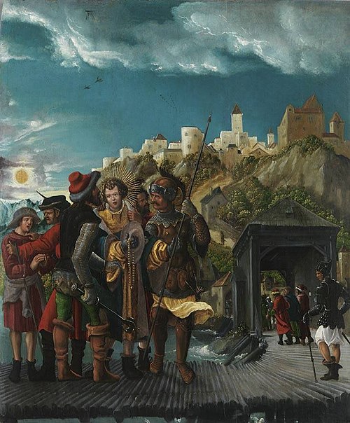 Capture of St Florian, 1520, Albrecht Altdorfer