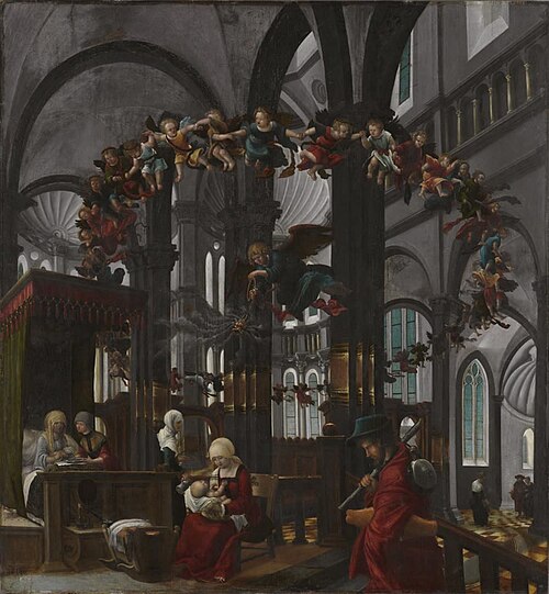 Nativity of the Virgin, 1520, Albrecht Altdorfer