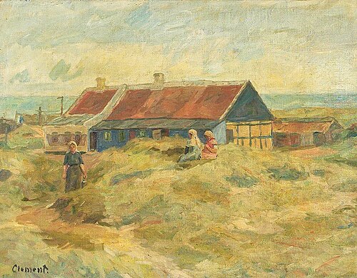 The Blue House in Skagen, 1933, Gad Frederik Clement