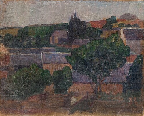 Village in Brittany, 1892, Gad Frederik Clement
