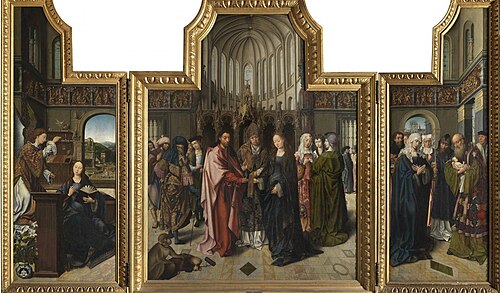 Colibrant triptych, 1516, Goossen van der Weyden