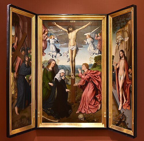 Triptyque de la Crucifixion, 1500, Goossen van der Weyden